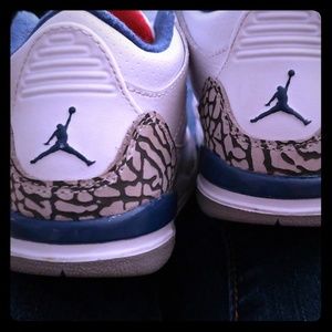 Toddler Jordan Cement 3, white